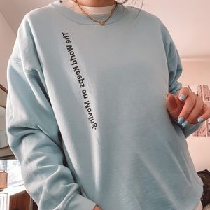 The World Keeps On Moving Crewneck (MARG. merch)